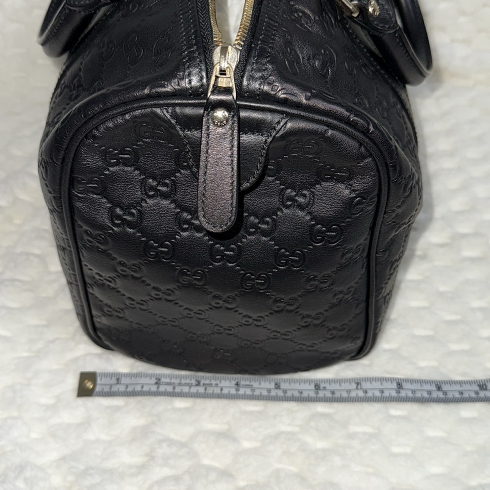 Gucci GG Guccissima Leather Boston Handbag-265697-Authentic-EUC - Picture 10 of 16